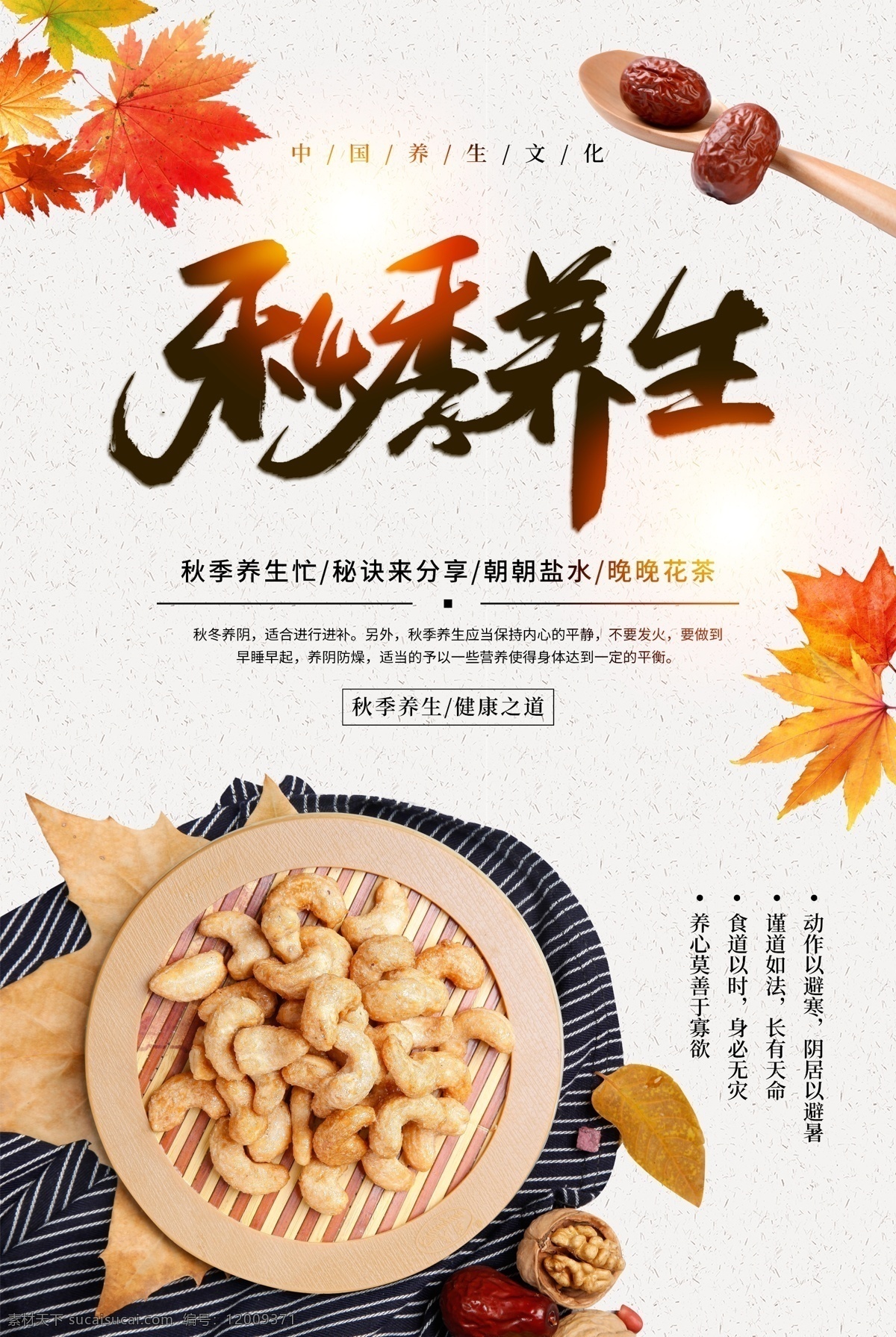 秋季 養(yǎng)生 傳統(tǒng) 活動 海報 秋季養(yǎng)生