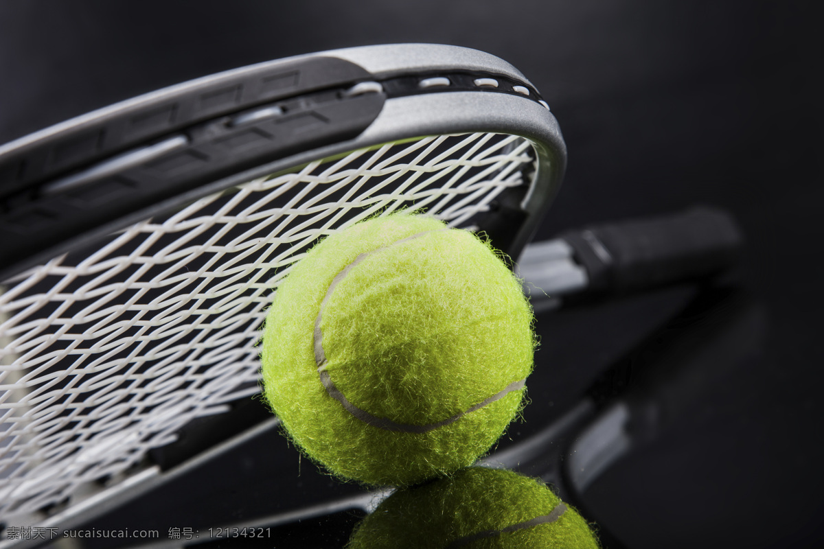 球拍 网球 特写 网球运动 体育运动 体育项目 生活百科 黑色