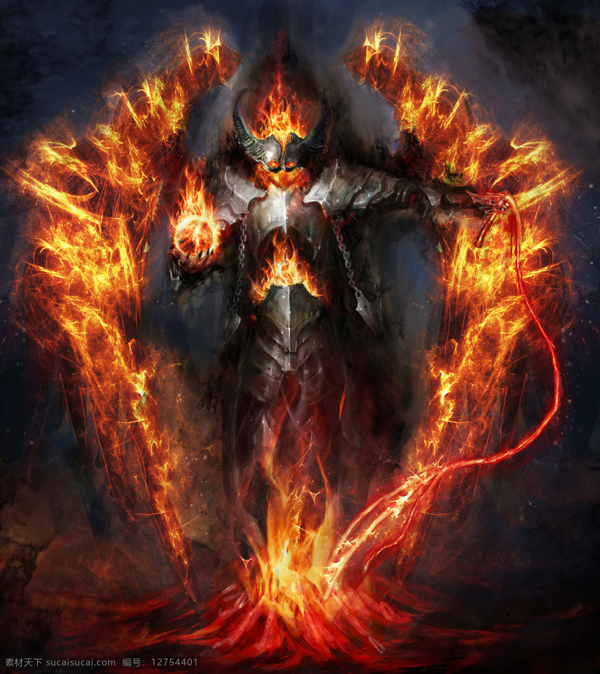 火焰 武士 插畫 魔鬼插畫 火苗 鎧甲 盔甲 武士插畫 cg插畫 幻想插圖 抽象插畫 繪畫藝術(shù) 游戲動漫插畫 漫畫插畫 文化藝術(shù)
