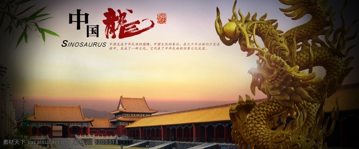 z中國(guó)龍 中國(guó)龍 宣傳 廣告 古風(fēng) 黑色