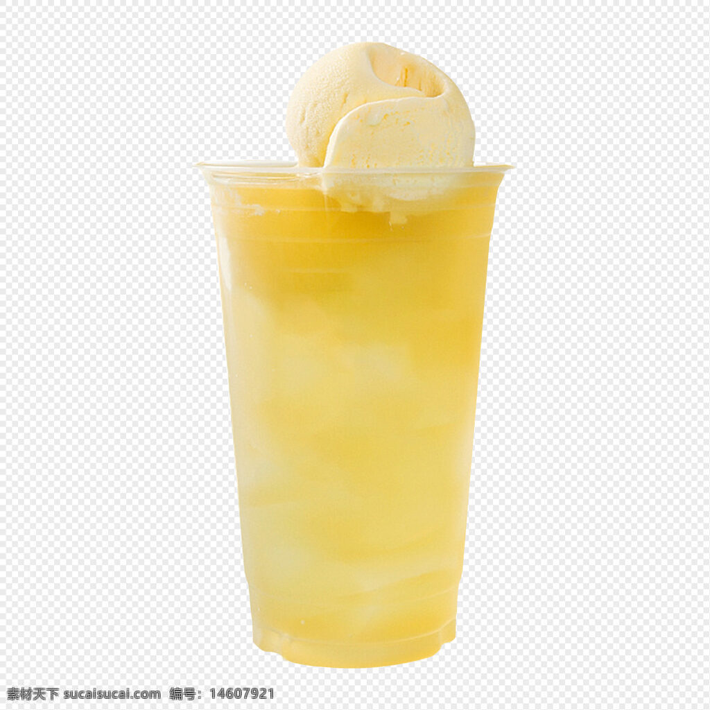 菠蘿飲料 椰果飲品 冰鎮(zhèn)果汁 冰淇淋球 爽口飲料 夏季飲品 解暑飲料 清涼果汁 水果飲料 甜品飲料 熱帶風(fēng)味 透明杯裝 果汁飲品 奶油冰淇淋 菠蘿果味