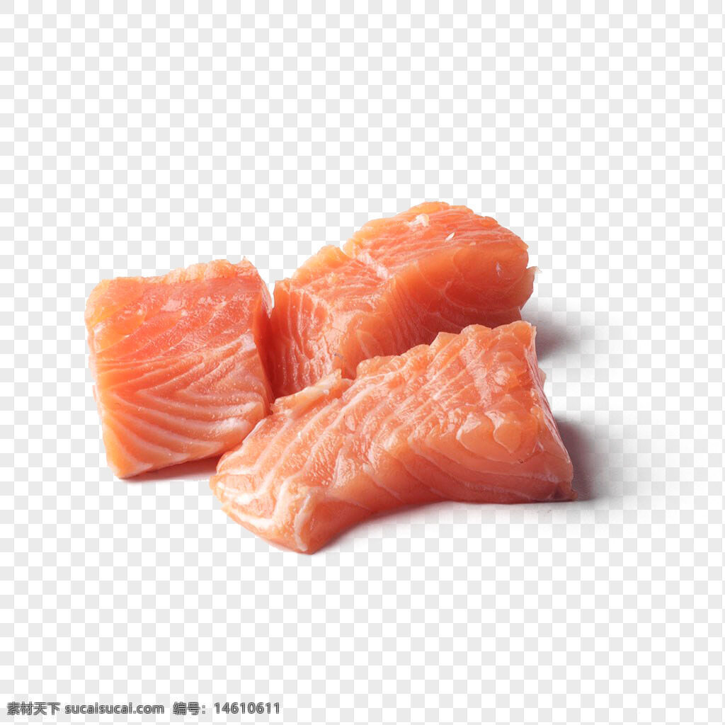 三文魚 海鮮 水產(chǎn) 食材 魚肉 新鮮 切塊 生魚片 高蛋白 營養(yǎng) 烹飪 刺身 健康食品 魚類