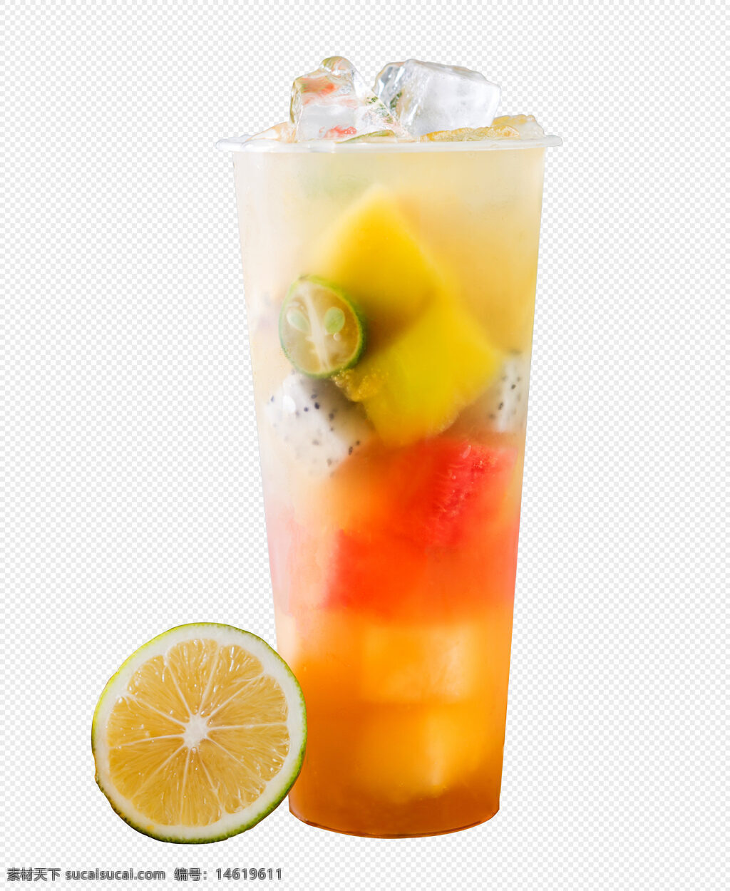 水果茶 繽紛水果茶 果肉飲品 冰鎮(zhèn)飲品 夏日飲品 清涼飲品 檸檬飲品 熱帶水果茶 解暑飲料 鮮果茶 健康飲品 網(wǎng)紅飲品 果茶冷飲 茶飲 水果拼盤茶