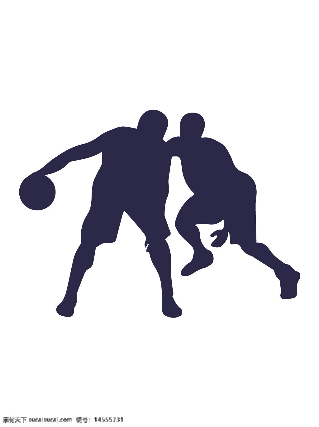 篮球 运球 抢球 球类运动 运动剪影 人物剪影 矢量素材