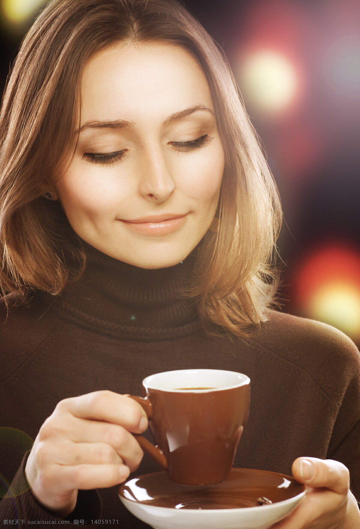 享受 咖啡 美女圖片 喝咖啡 咖啡杯 性感 氣質(zhì) 品質(zhì)生活 美女 女人 人物圖片