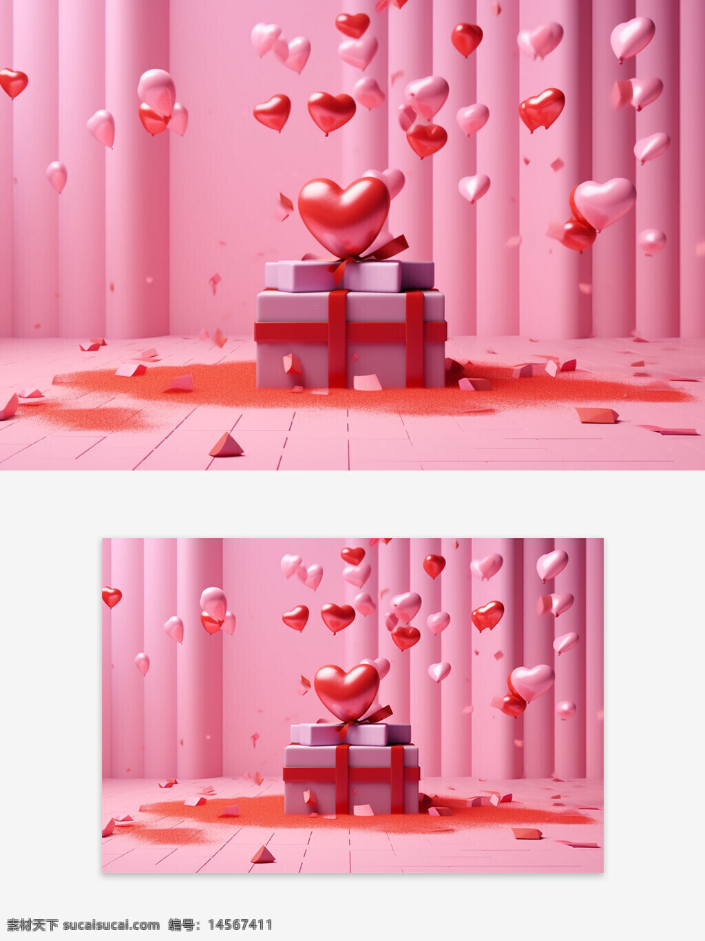 创意情人节 礼物背景 促销背景 促销设计 促销。粉红色