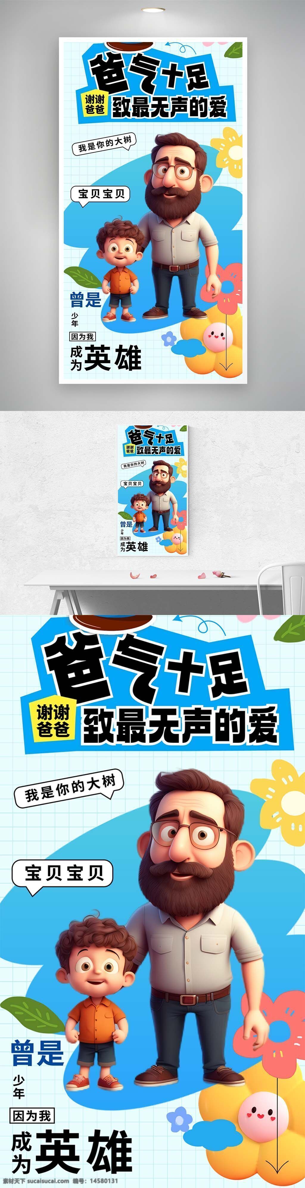 父親節(jié)海報 卡通 溫馨畫面 父親節(jié)禮物 父親節(jié)模板 父親節(jié)背景 父親節(jié)主題 父親節(jié)賀卡 父親節(jié)展架 父親節(jié)活動 超人老爸 老爸 父愛 愛在父親節(jié) 爸爸是超人 設計 廣告設計