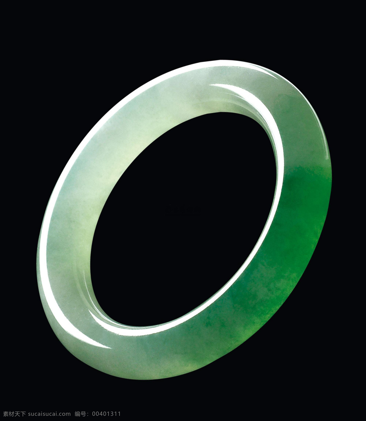 翡翠 绿色 手镯 圆形 饰品