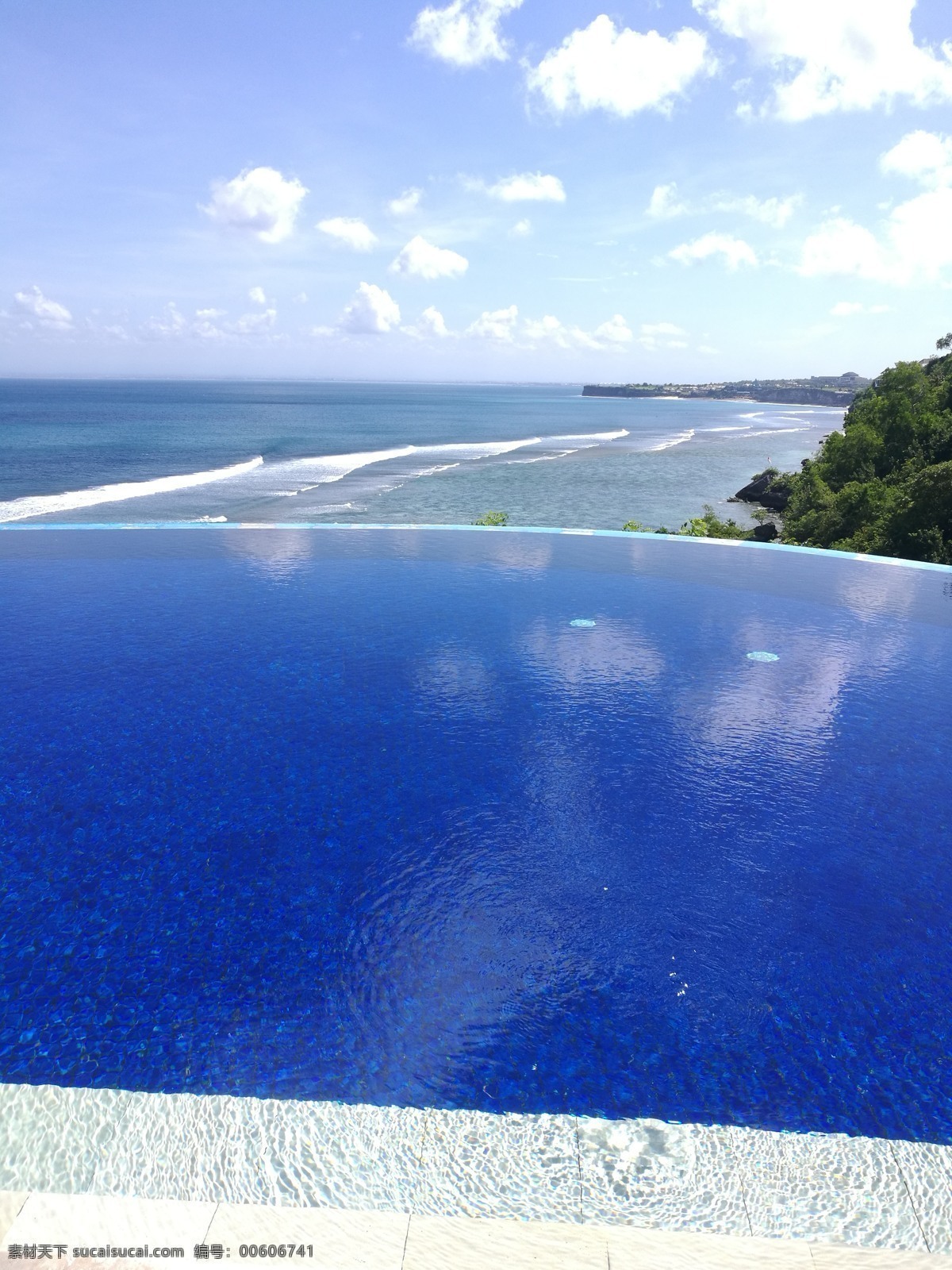 巴厘岛 天际泳池 海天相接 悬崖泳池 蓝色海洋 旅游摄影 国外旅游