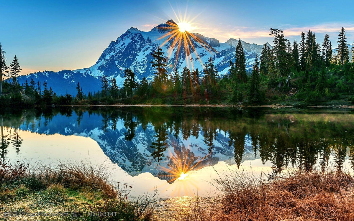 山水清晨 山水远景 青山绿水 绿景 山韵 自然景观 山水风景