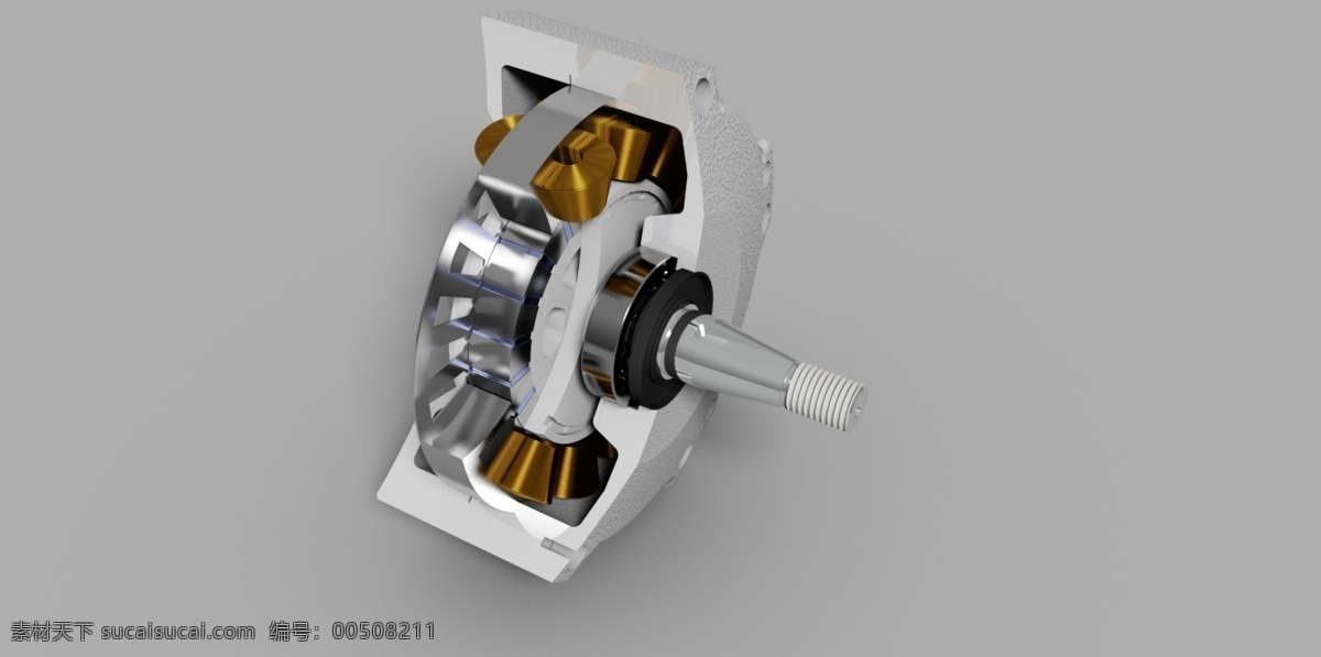 永磁 发电机 风 垂直 轴 风力 发电机组 3d模型素材 其他3d模型