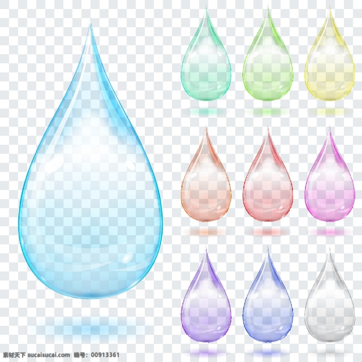 时尚 纯净水 广告 矢量图 水滴 水元素 水