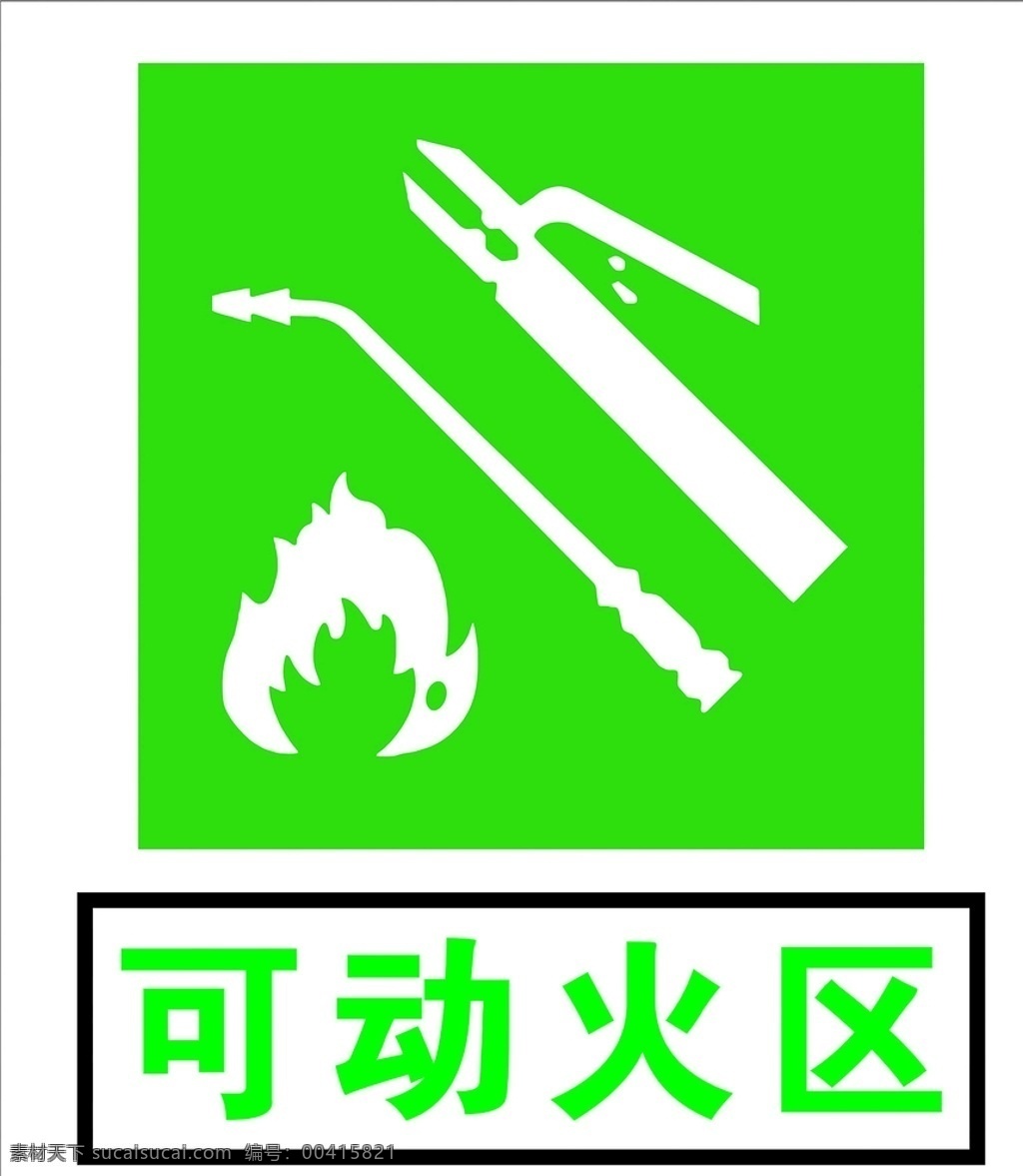 可动火区 安全标识 安全 标识 指示牌 标志 安全标志展板 标志图标 公共标识标志