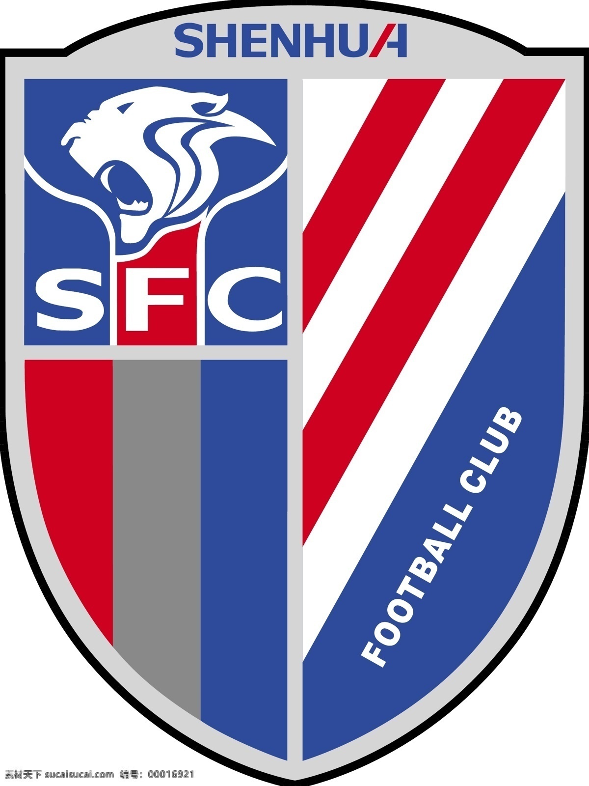 上海申花 2016 新 标志 足球 中超 球队 sfc 标志图标 公共标识标志