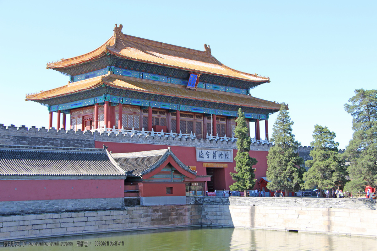 故宫博物院 北京故宫 神武门 故宫 故宫北门 旅游摄影 国内旅游 白色