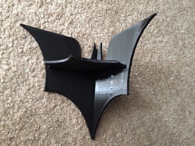 蝙蝠侠 架子 收藏 支持 蝙蝠 仓储 货架 骑士 3d打印模型 建筑结构模型 黑暗的角落 显示 超级英雄