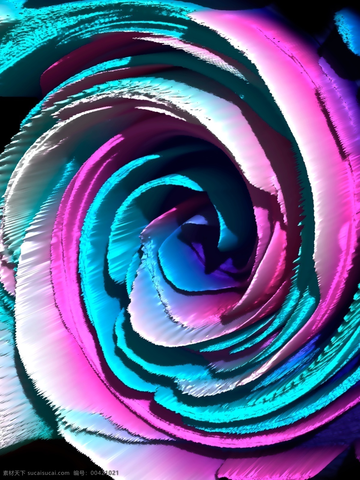 抽象 玫瑰 炫彩 3d 漩涡 质感 背景 3d漩涡 渐变