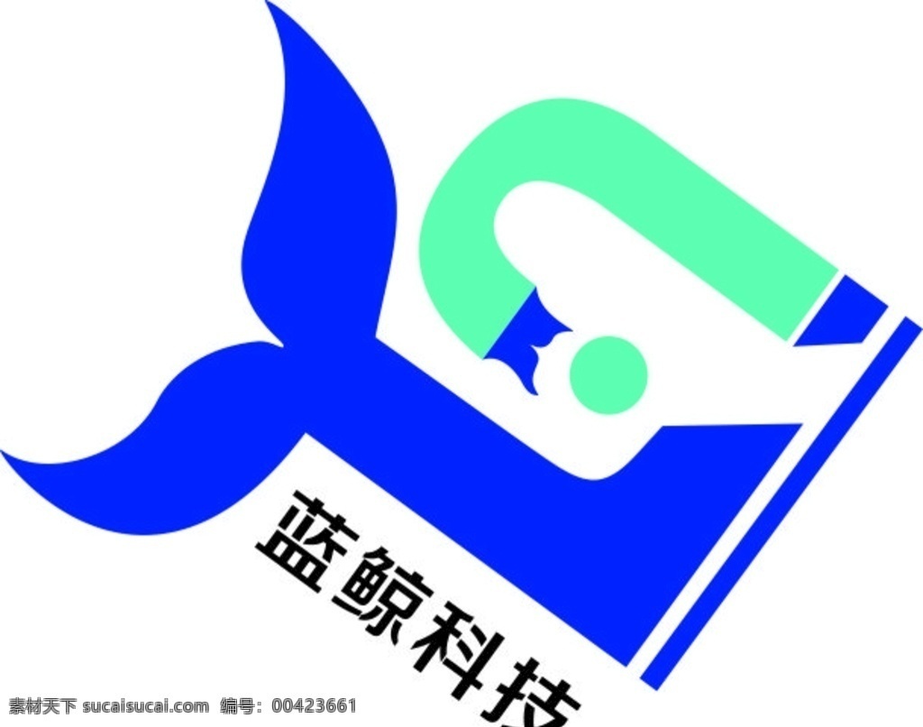 蓝鲸 科技 logo 科技标志 蓝鲸科技标志 蓝鲸logo 蓝色 标志图标 企业 标志