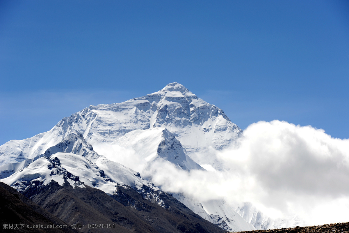 雪山 珠穆朗玛峰 高山 大山 风光 旅游摄影 国内旅游