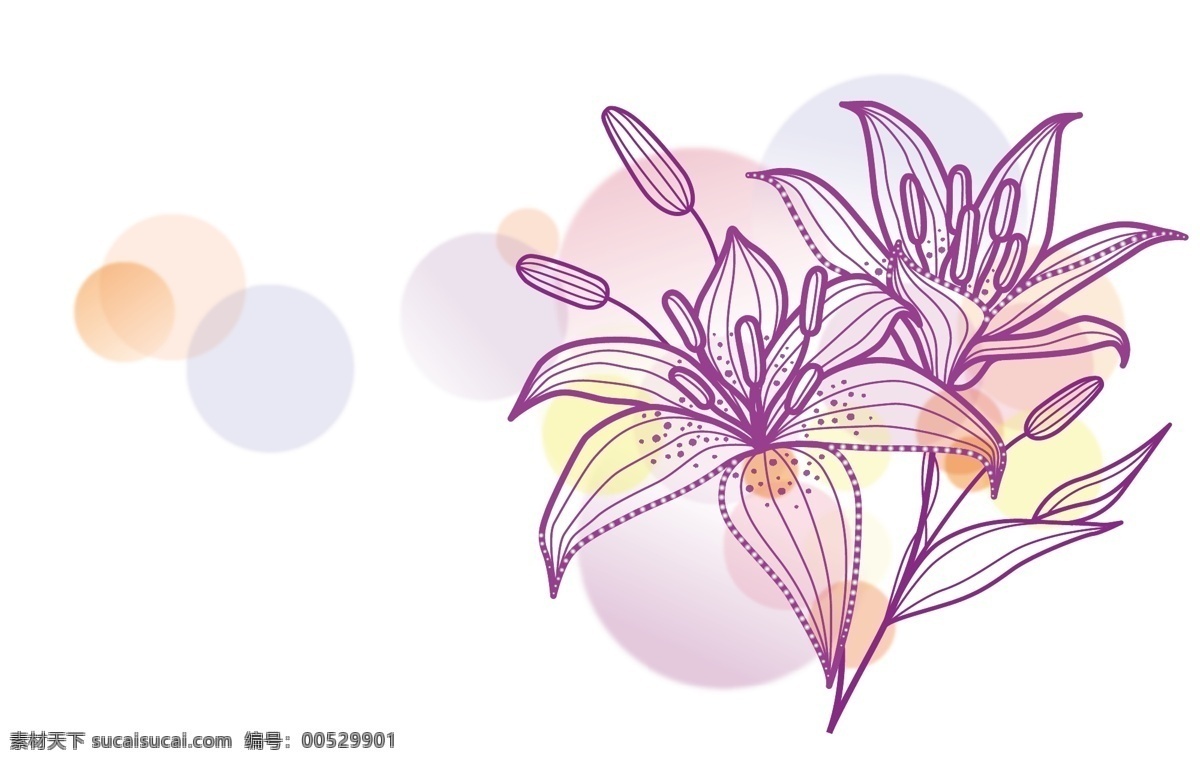 莉莉向量插图 插图 莉莉 莉莉向量 向量 向量插图 百合花 矢量 插画 自由 免费 百合 叶 矢量图 其他矢量图