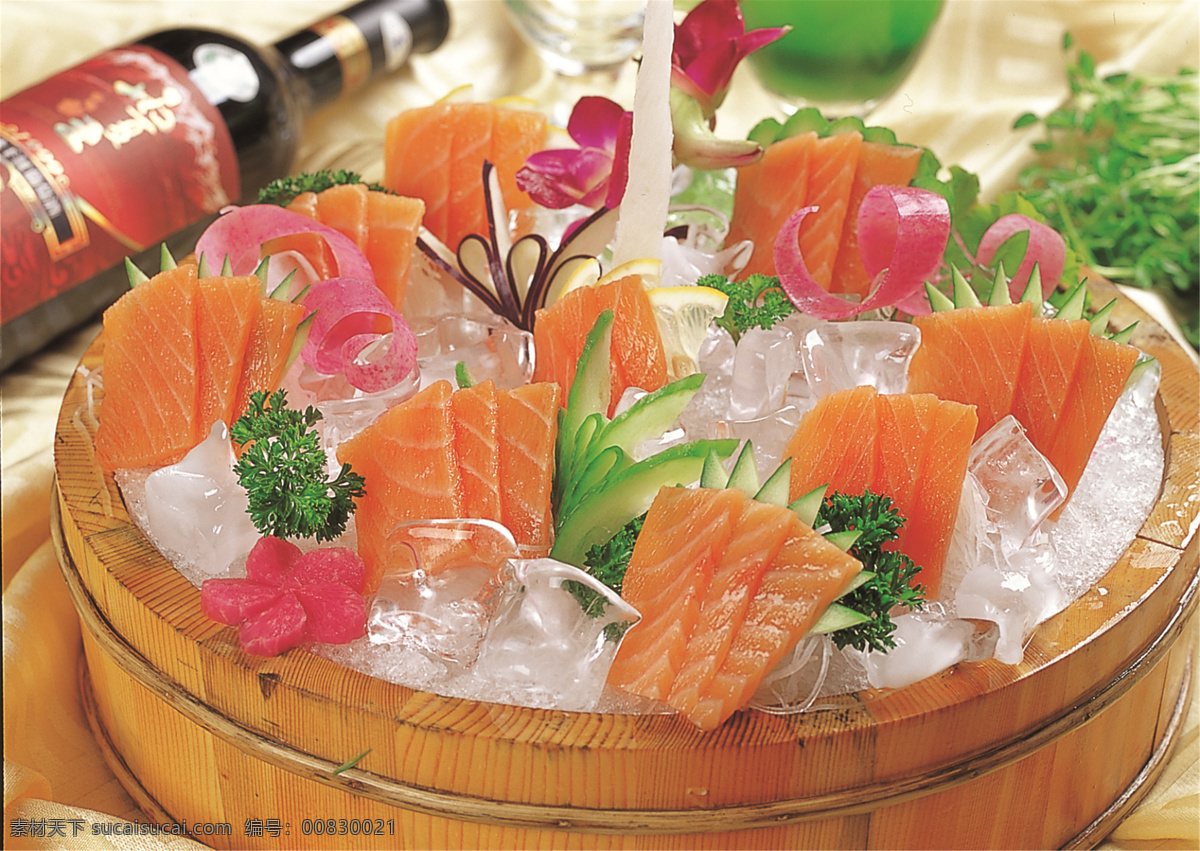 三文鱼刺身 美食 传统美食 餐饮美食 高清菜谱用图