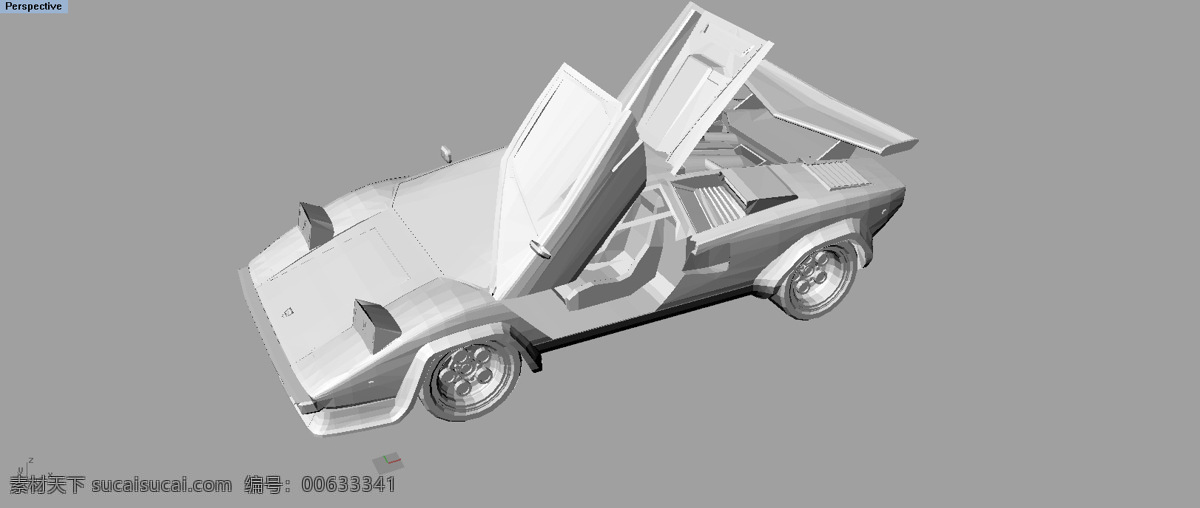 兰博 基 尼康 塔什 网格 汽车 3d模型素材 其他3d模型