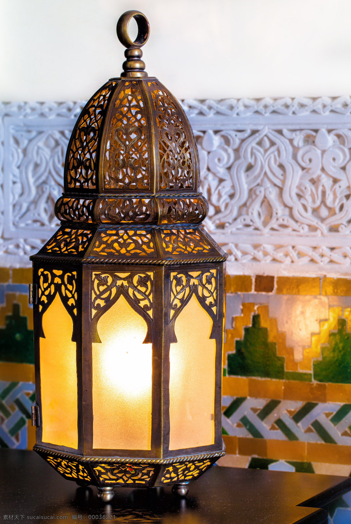 民族特色灯盏 灯 电灯 摩洛哥风格 民族特色 城市风光 环境家居 白色