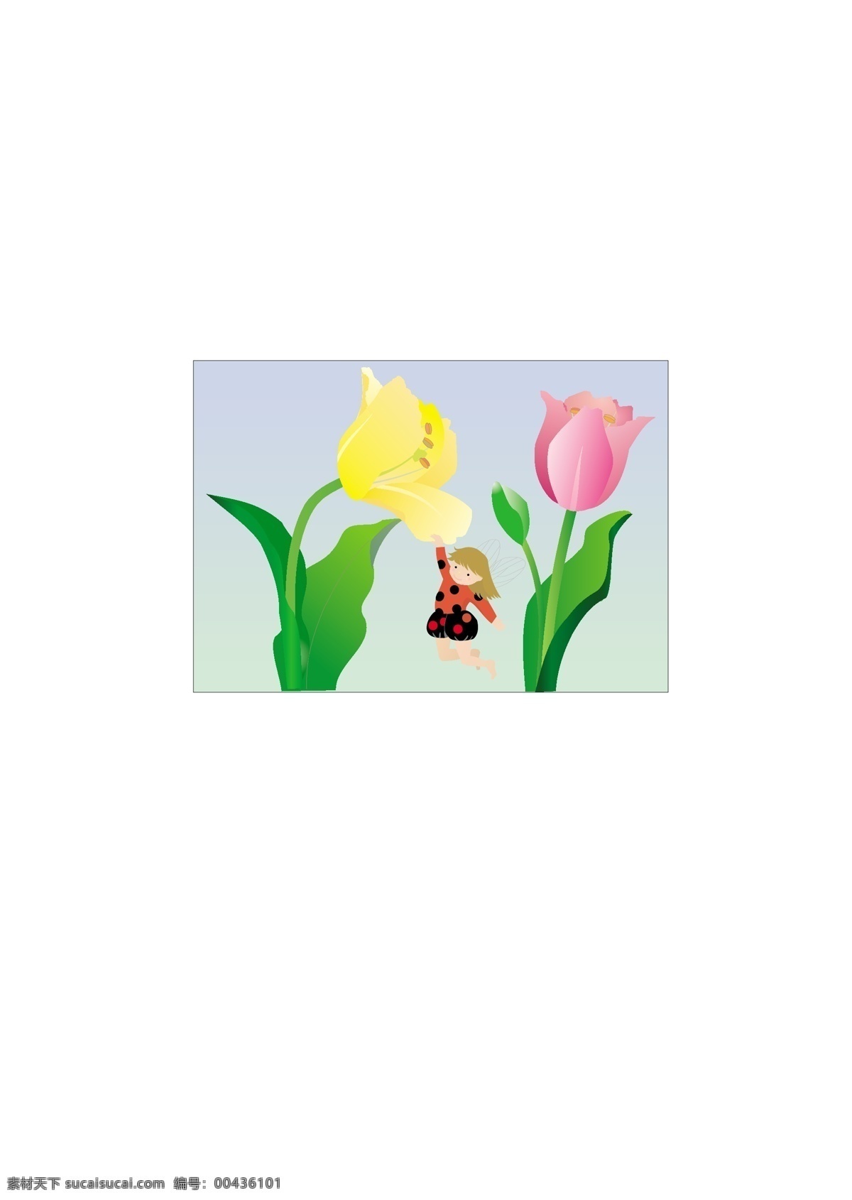 郁金香花 花 郁金香 郁金香花8 矢量图 其他矢量图