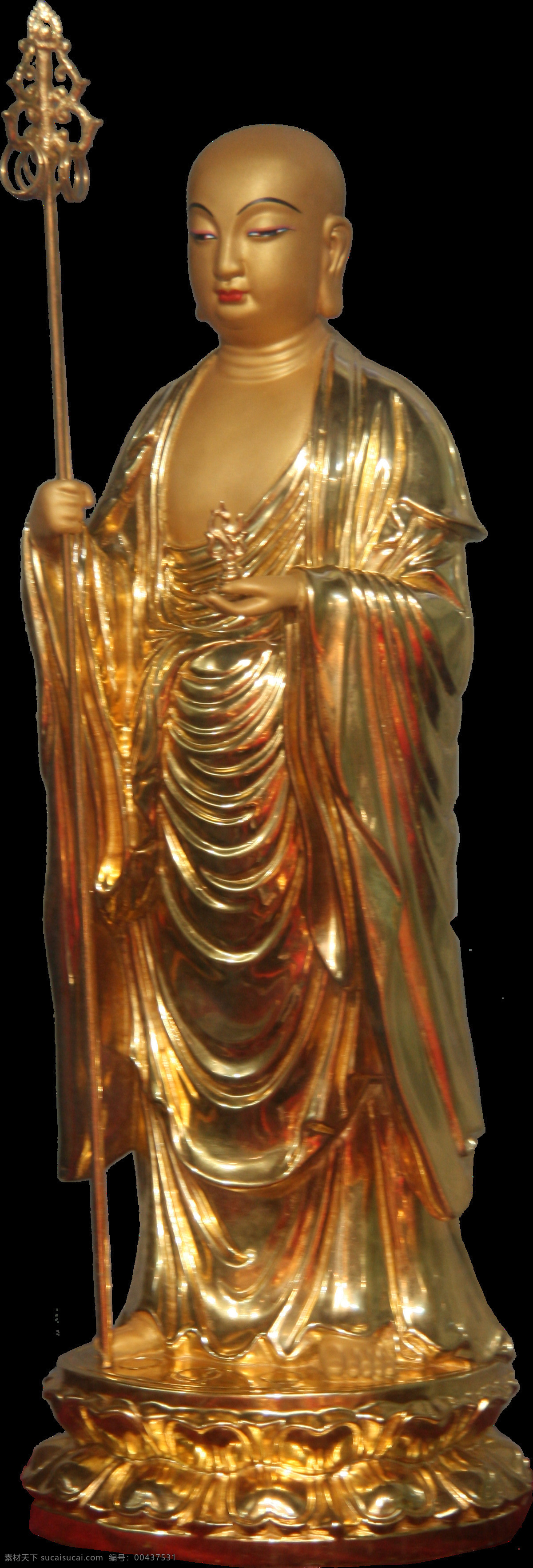 地藏王 雕塑 文化艺术 宗教信仰 王 殿 祥 金箔 佛像 铸铜