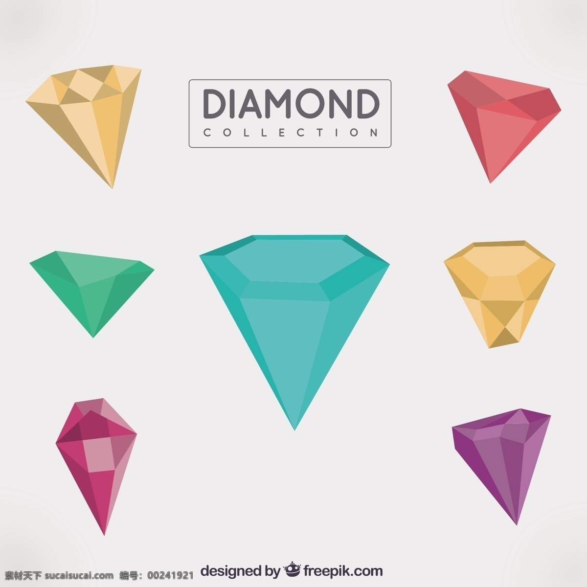 彩色 几何 钻 石包 形状 钻石 豪华 丰富多彩 颜色 珠宝 石头 几何图形 晶体 财富 光明 宝石 包装 光泽
