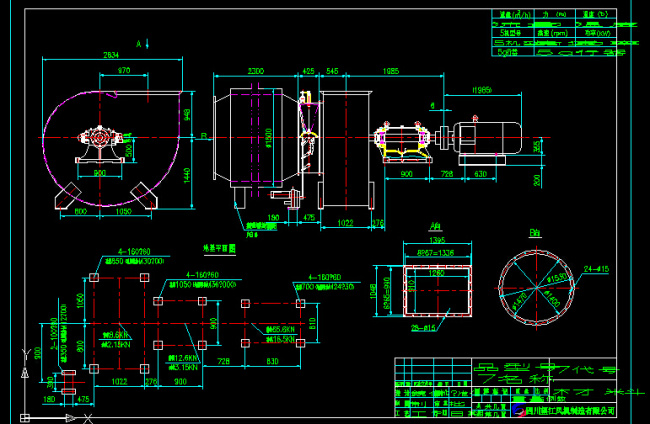 g47314d90 度 风机 总装 图 cad 图纸 dwg文件 机械设备 风机图纸 cad素材