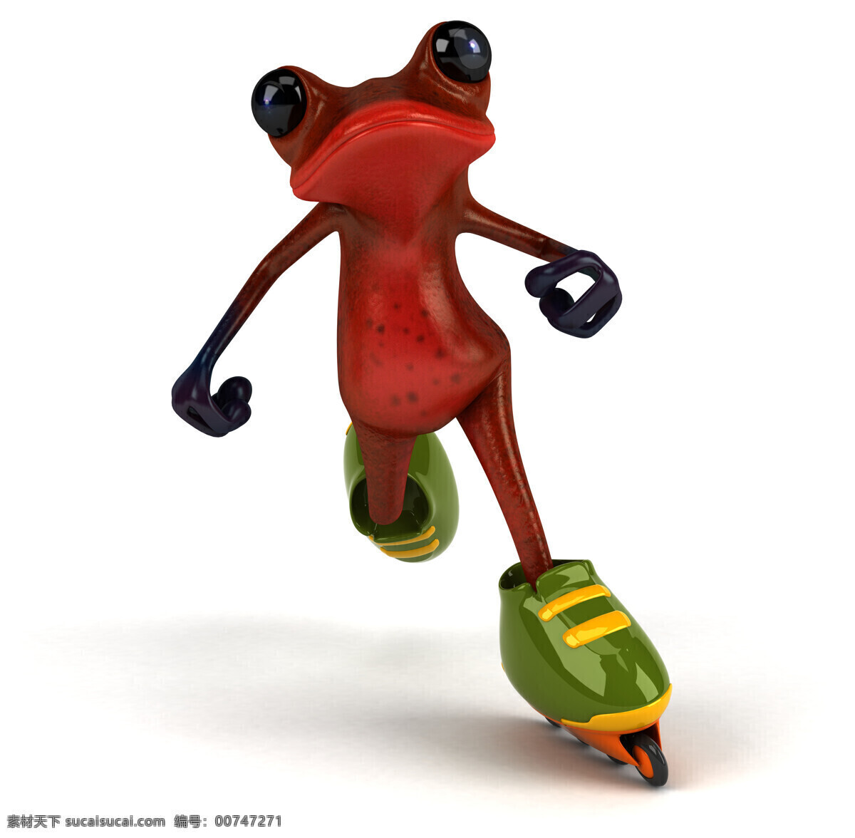 溜冰 的卡 通 青蛙 动物 卡通动物 漫画插画 卡通青蛙 运动 水中生物 生物世界