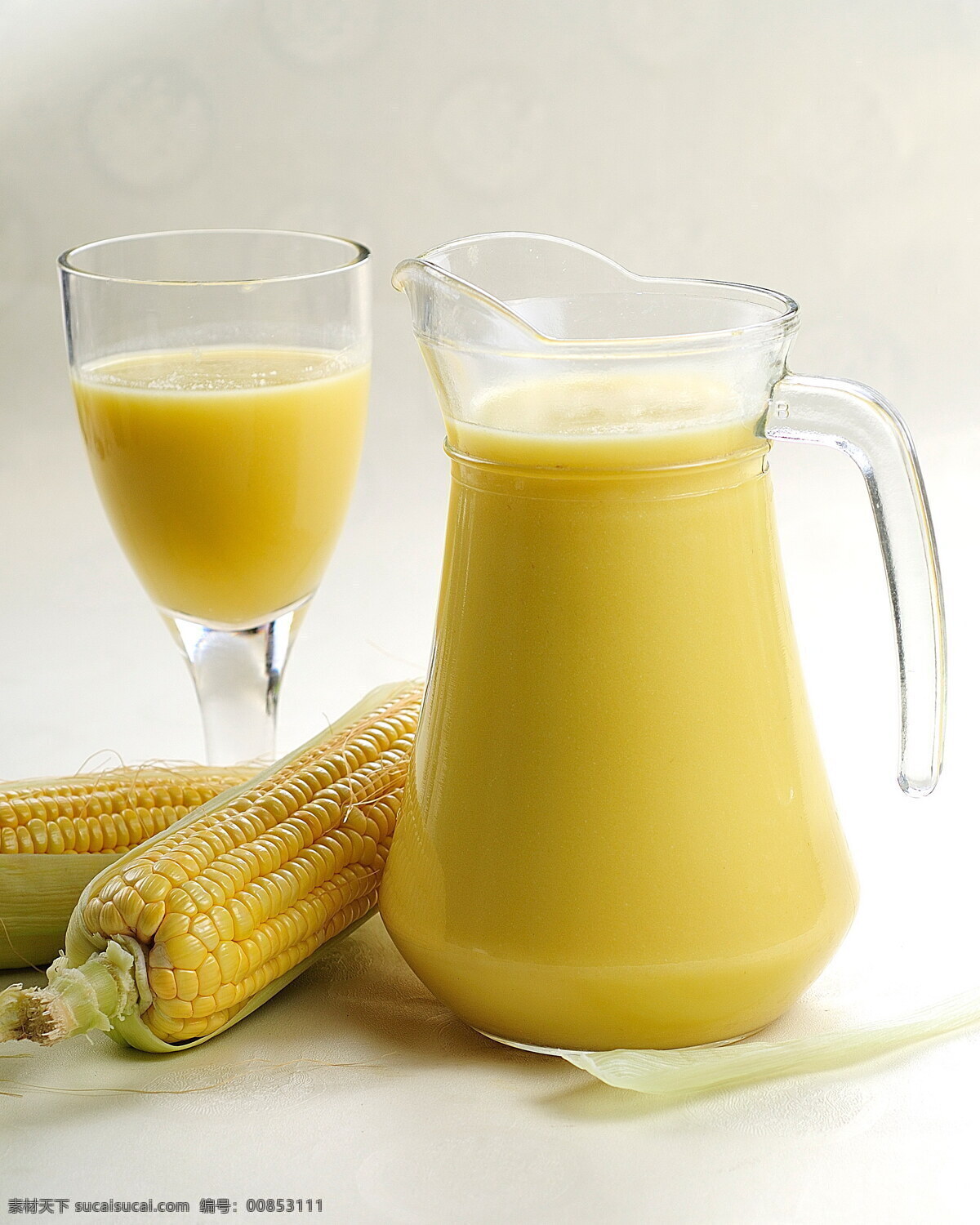 鲜榨 玉米 汁 高清 黄色 玉米汁 谷物 玉米棒