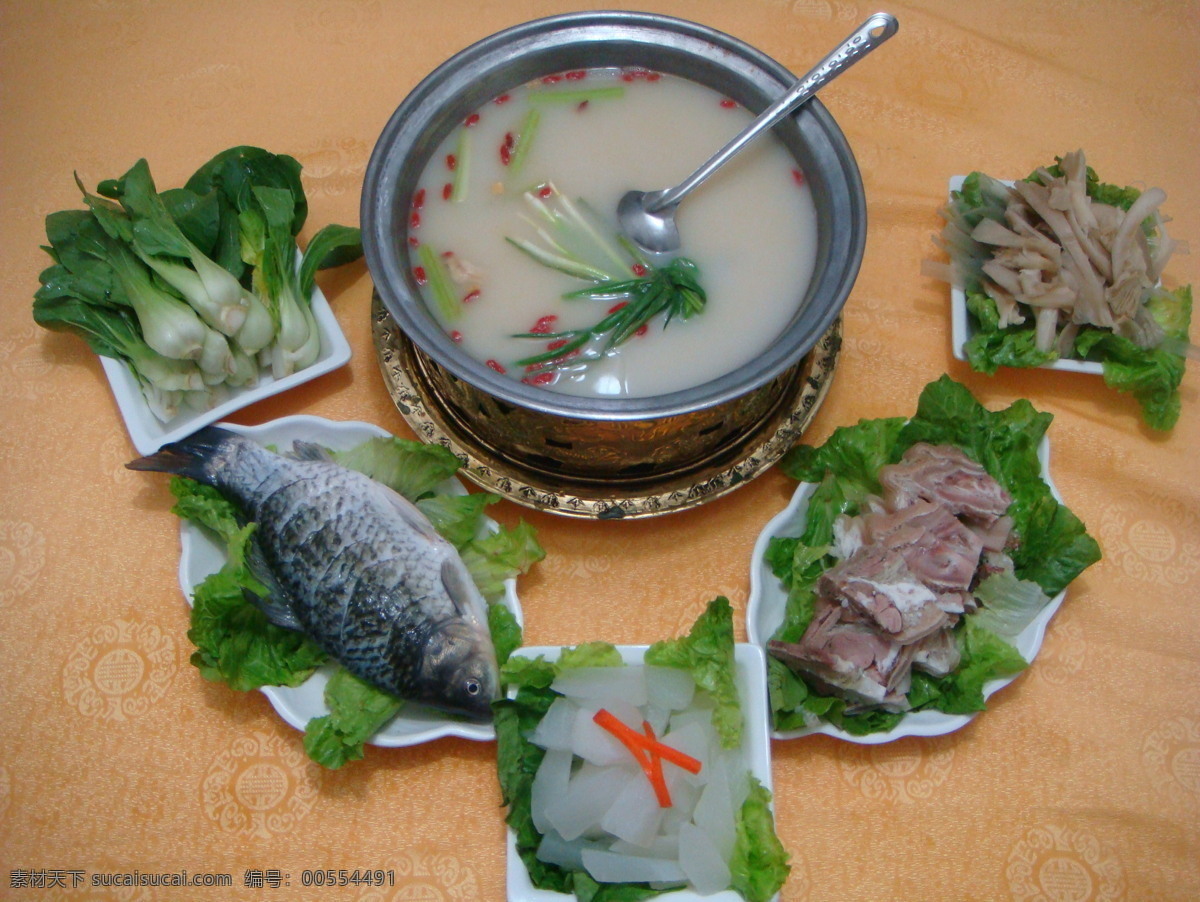 火锅 餐饮美食 传统美食 磁补鱼羊鲜 psd源文件