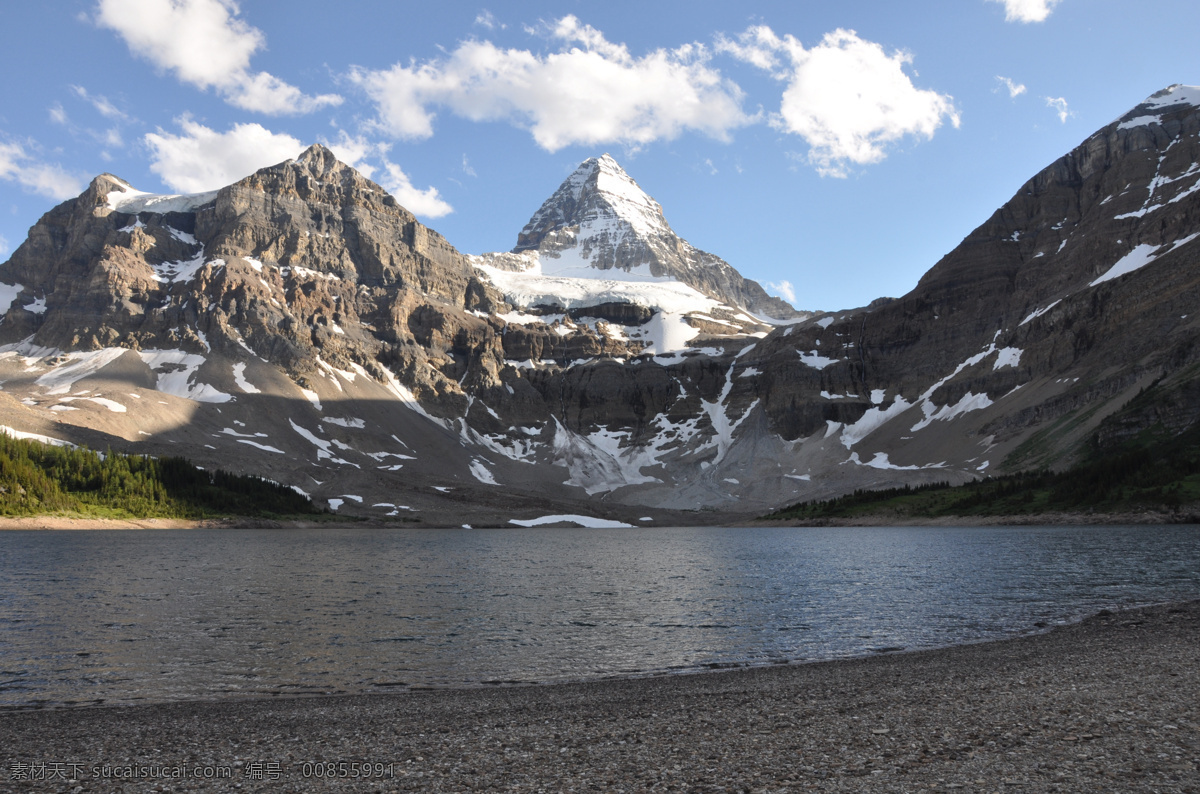 群山 天空 云彩 湖水 风景图片 风景 自然景观 自然风景