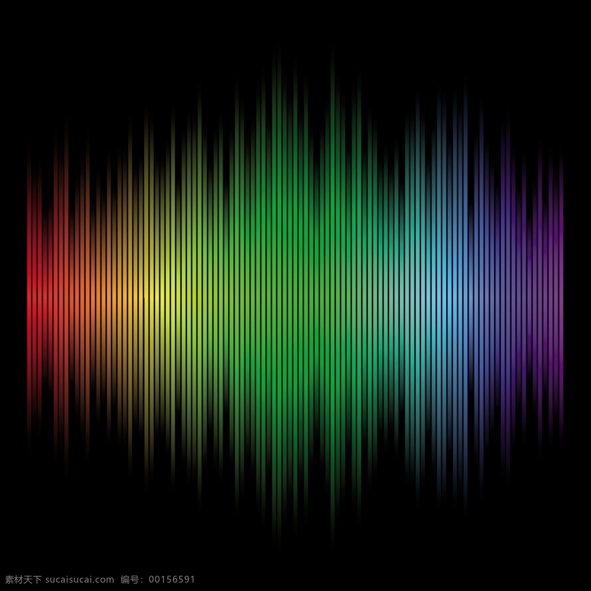 七彩 线条 音乐 光线 光谱 矢量 背景 矢量素材 背景素材 设计素材