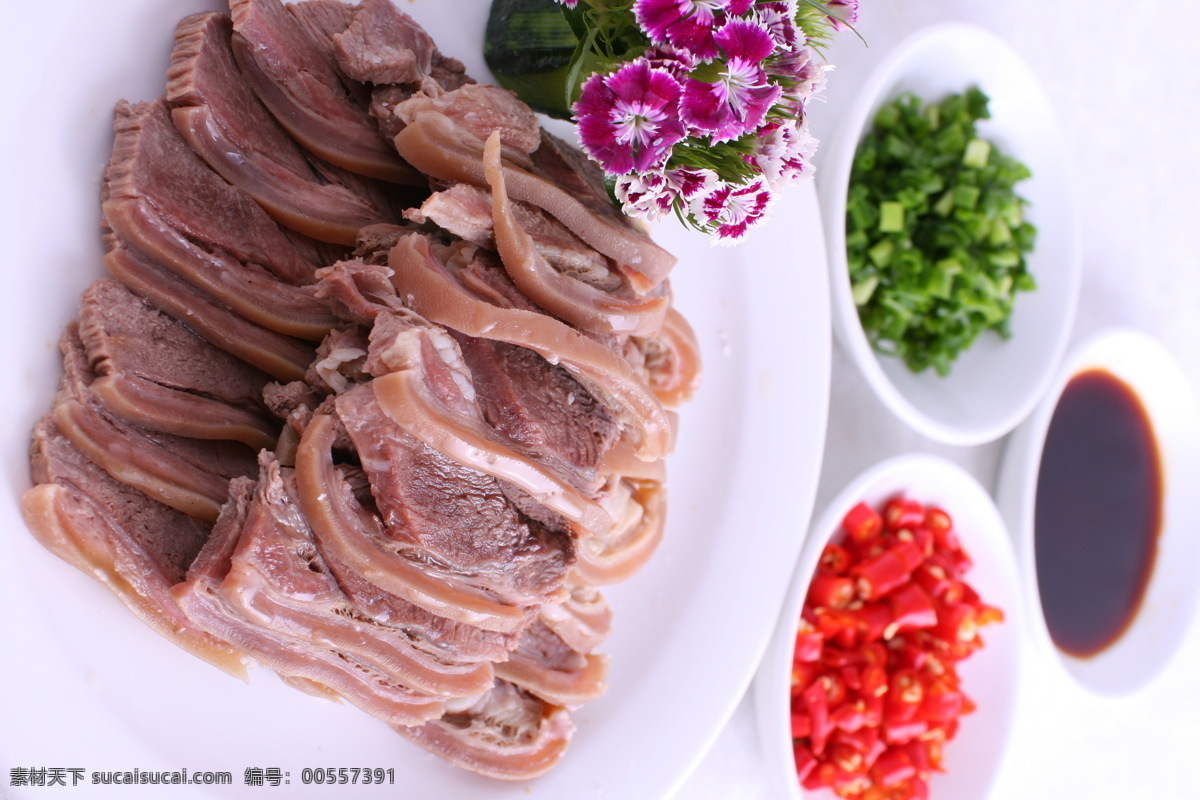 白切羊肉 羊肉 冷菜 前菜 蘸酱羊肉 切片羊肉 传统美食 餐饮美食