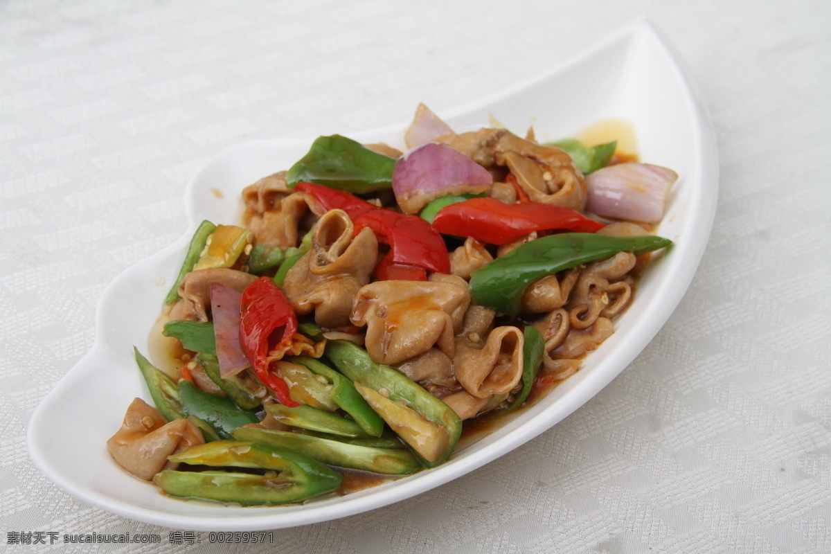 溜肥肠 传统美食 餐饮美食