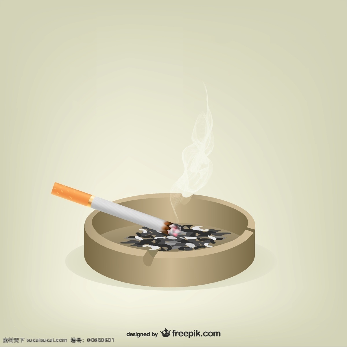 香烟 烟灰缸 载体 图标设计 烟 图形 规律 平面设计 插画 符号 吸烟 蒸汽 形象 概念 雪茄 烟草成瘾 白色