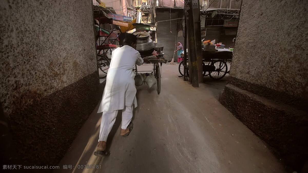 印度 男子 推车 沿着 小巷 人 城镇和城市 街道 传统的 亚洲 城市 城市的 亚洲的 india17 运货马车 狭窄的 小街