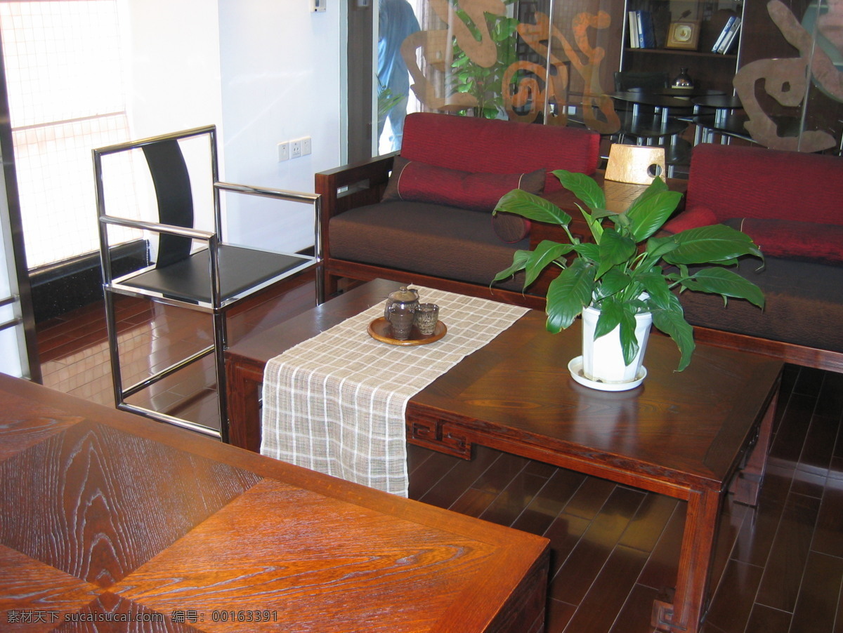 室内设计 建筑园林 现代感 椅子 园林建筑 桌子 咖啡桌 台布 家居装饰素材
