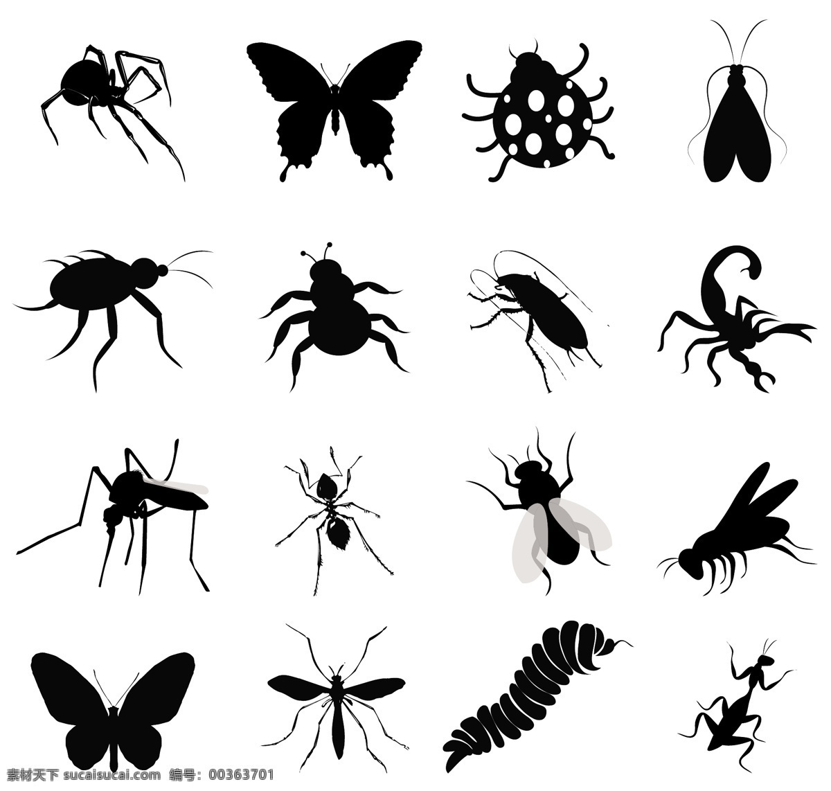 昆虫剪影 剪影 动物剪影 动物 昆虫 小蜜蜂 蜜蜂剪影素材 飞行 翅膀 生物世界