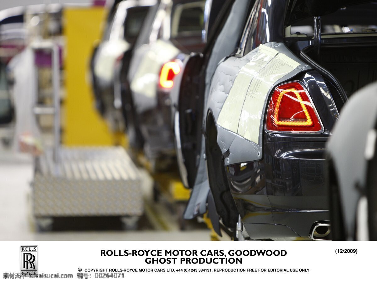 劳斯莱斯 生产线 rolls royce 宝马 公司 旗下 品牌 古德伍德工厂 车间生产线 装配 半成品 工业生产 现代科技