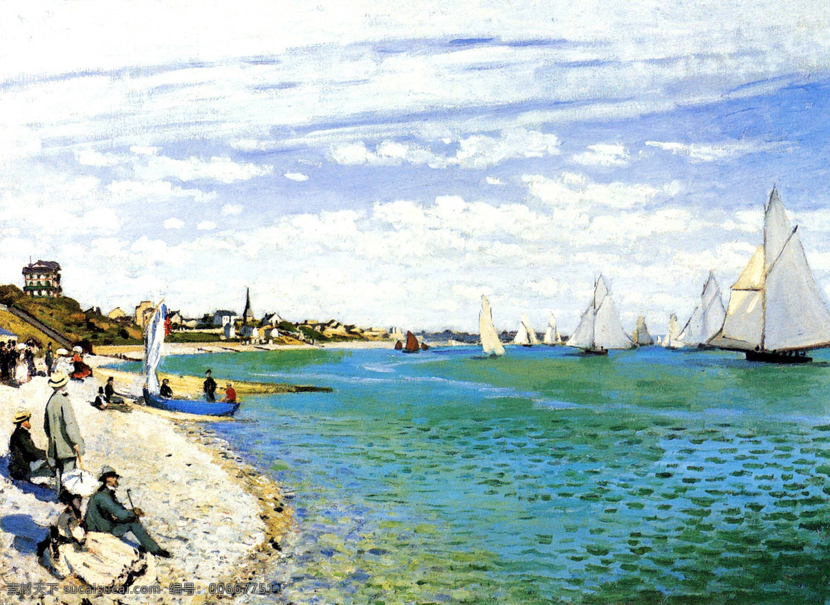 白云 大海 帆船 房子 风景 风景油画 海岸 海边 印象派油画 欧美油画 油画 英国 英国油画 油画作品 油画风景 欧洲油画 大师作品 当代 艺术家 作品 画家作品 西方油画 印象派 经典油画 天空 小船 海洋 海水 建筑 落日 人物 二 绘画书法 文化艺术