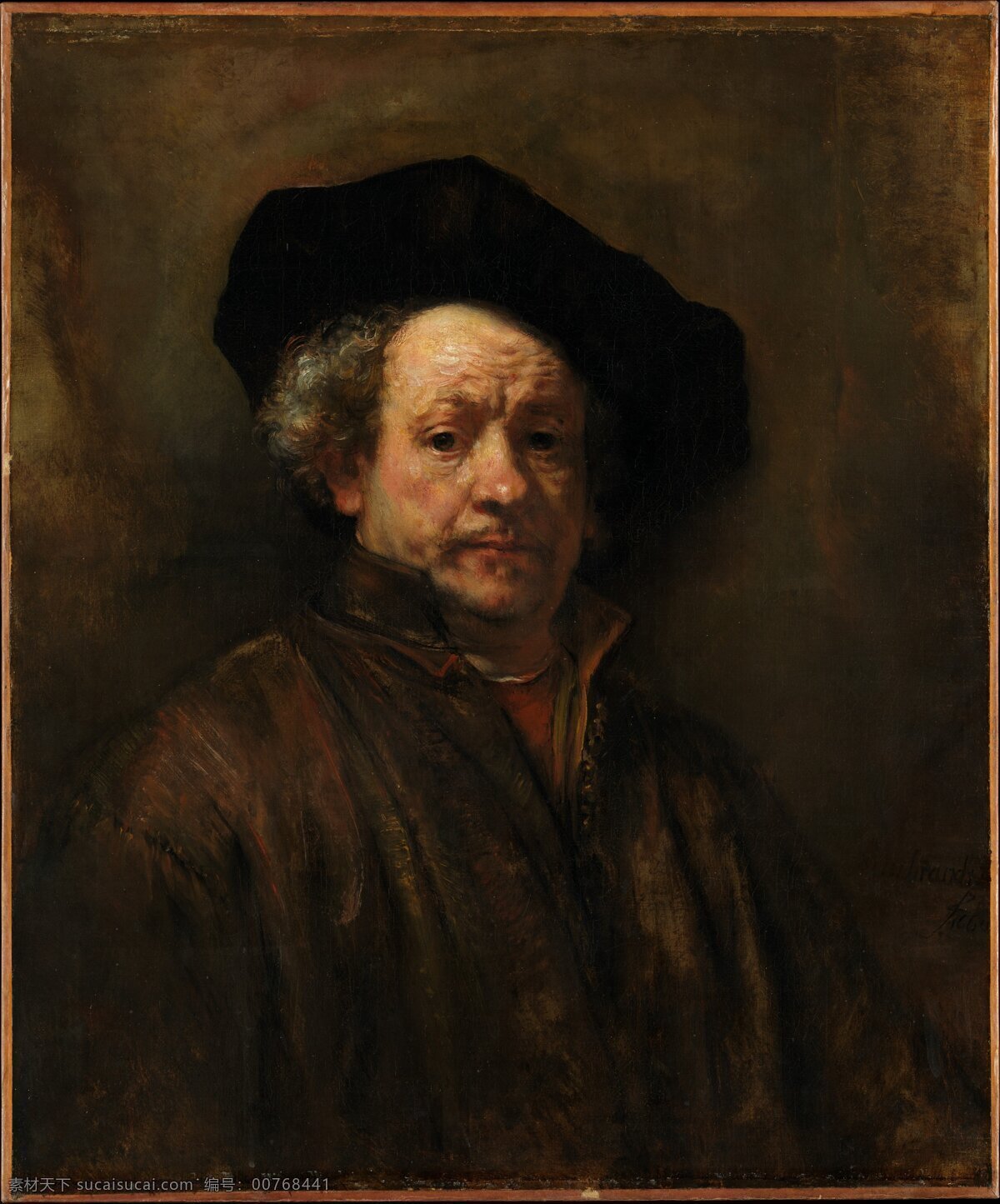 伦勃朗 古典 油画 肖像 大师 艺术 绘画 写实 西方 绘画书法 文化艺术