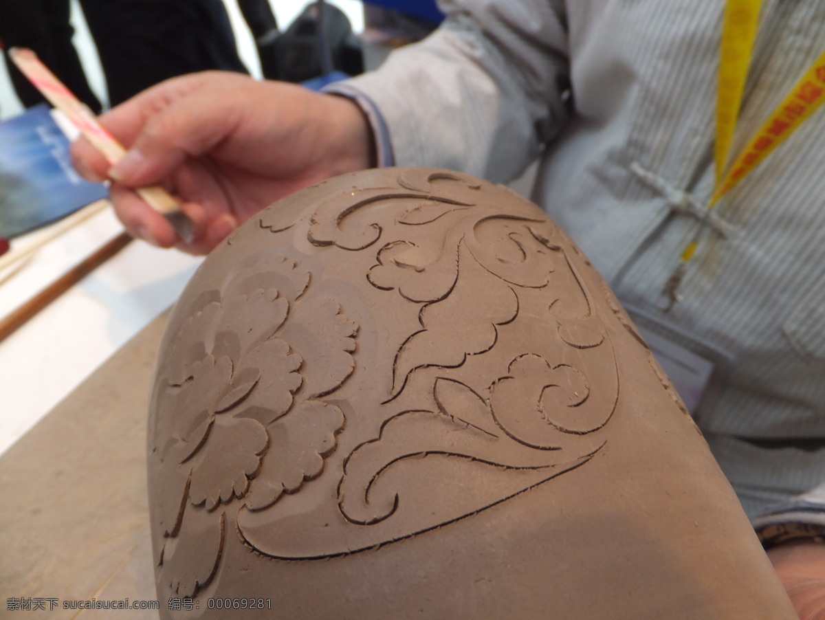 陶艺 雕刻 艺术 瓷雕 民间艺术 工艺雕琢 精雕细刻 美术绘画 文化艺术