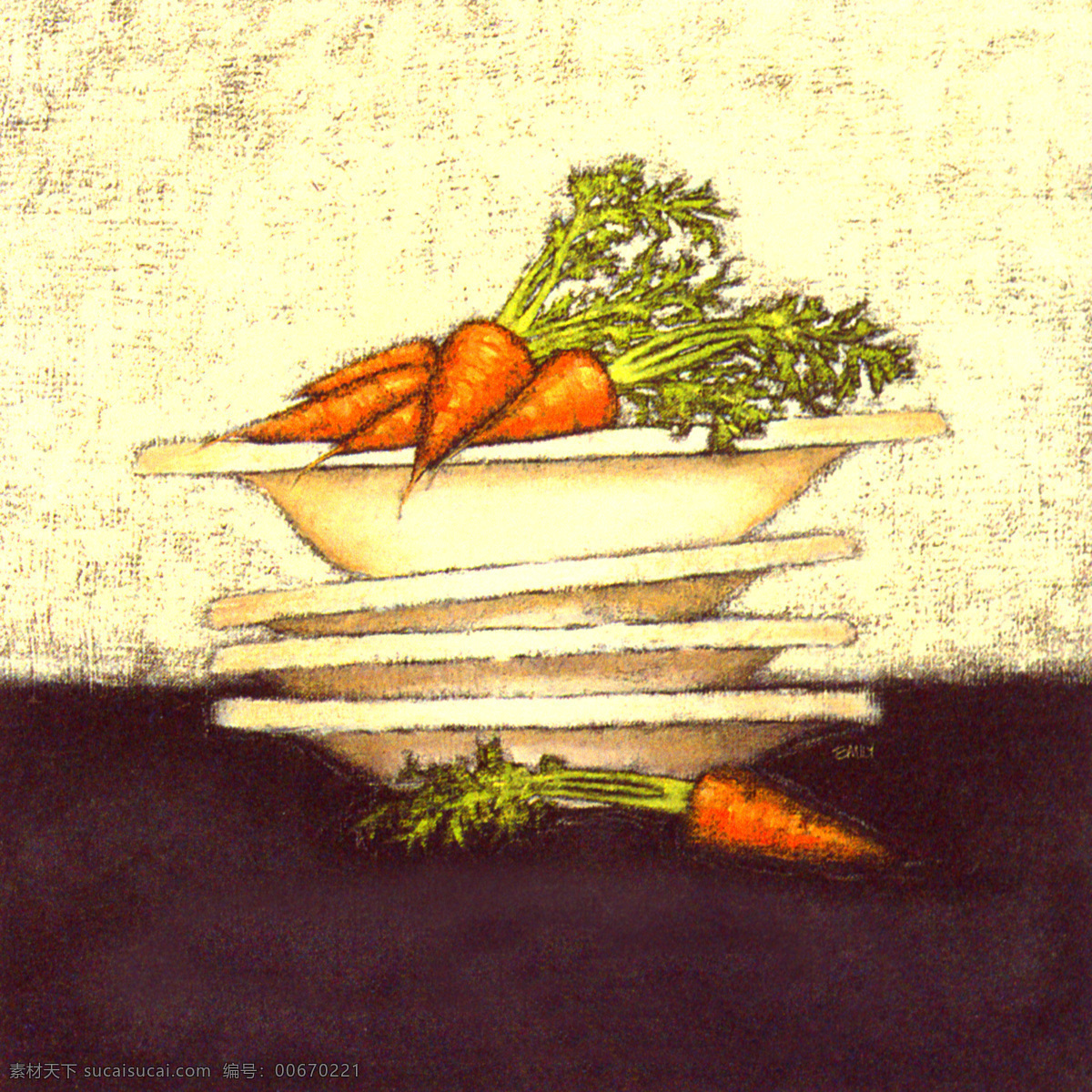 蔬菜 油画 写生 名画 艺术 绘画 文化艺术 艺术品 世界名画 书画文字