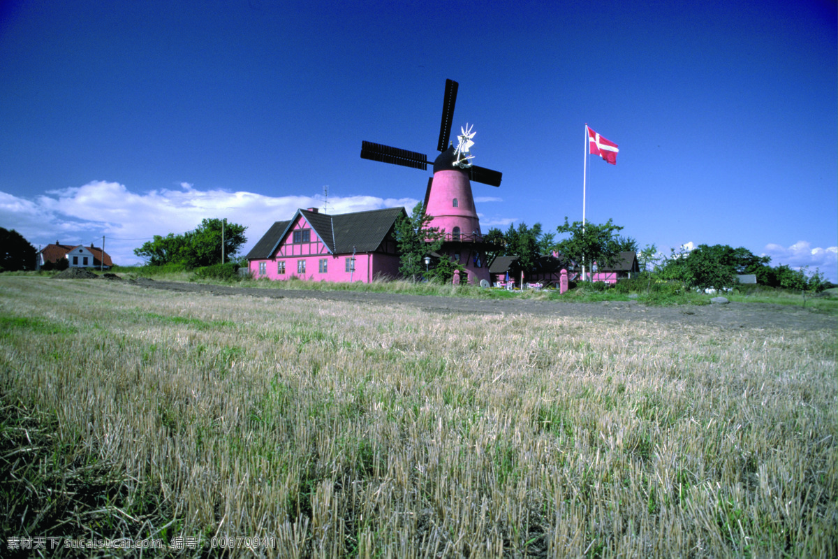 荷兰风车 高清 荷兰 风车 国旗 婚纱背景 自然景观 自然风景
