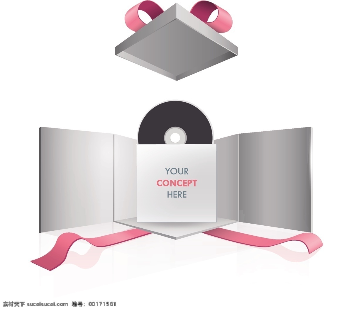 手绘 音乐 cd 光盘 包装盒 矢量 音乐cd光盘 矢量素材