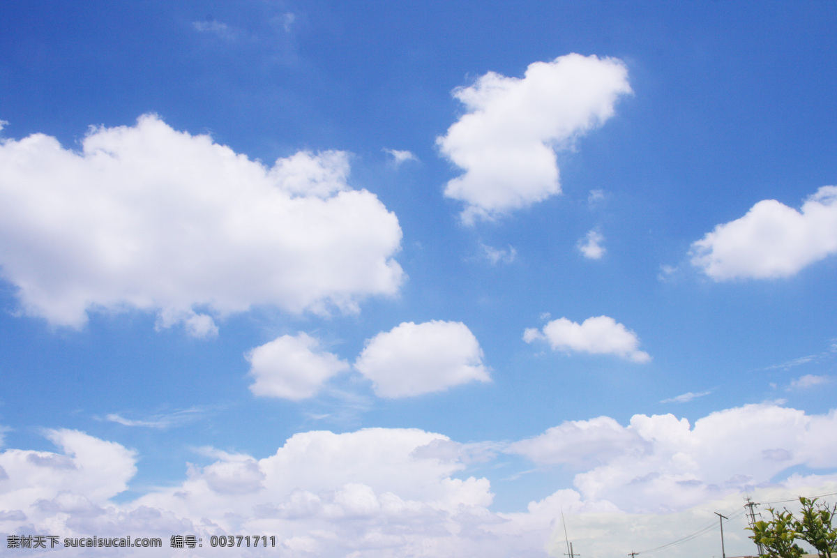 蓝天白云 蓝天 白云图片 白云 天空 云朵 云彩 背景 风景 自然景观 自然风景 摄影图库